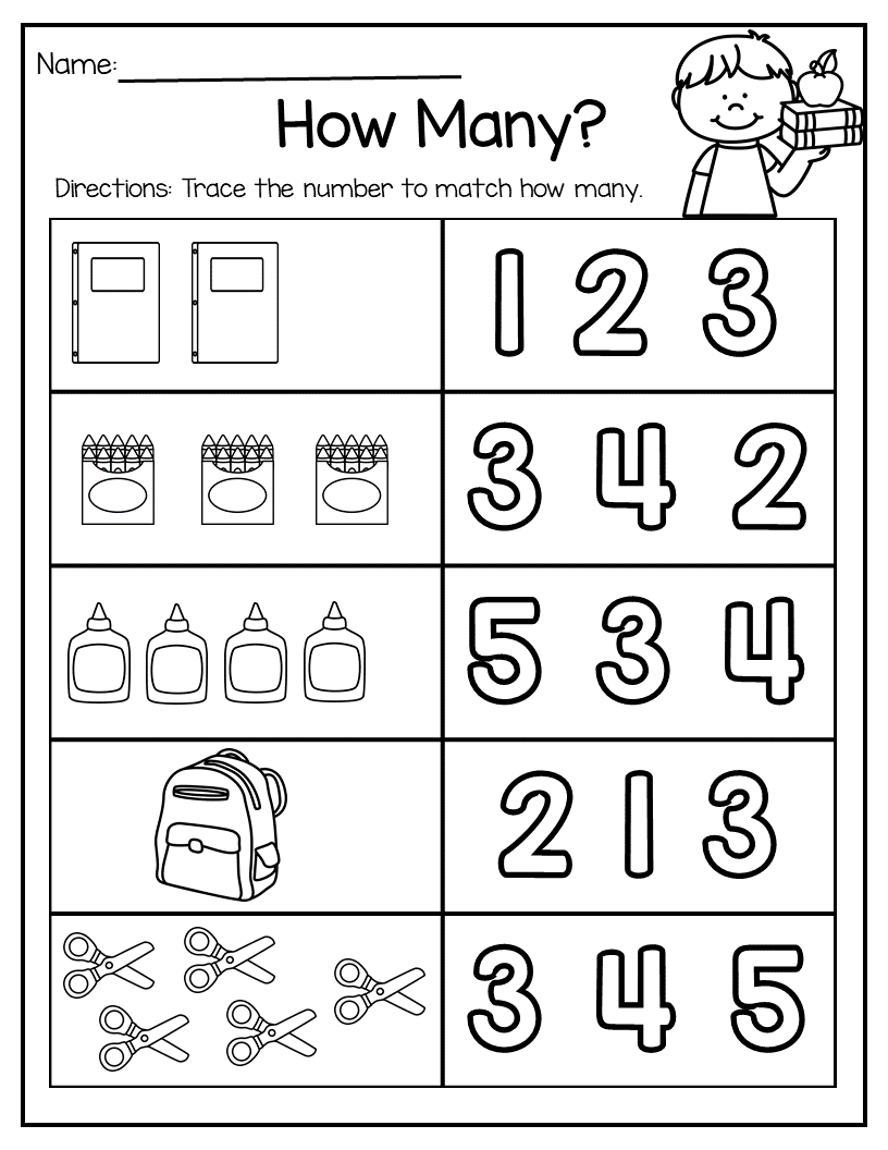 20 Math For Preschool Worksheets