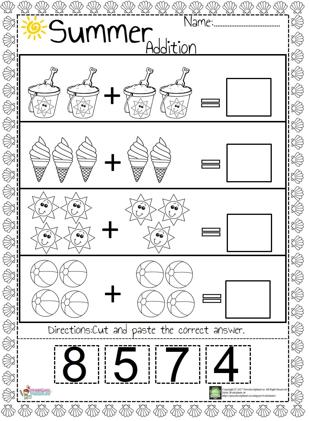 20 Math For Preschool Worksheets
