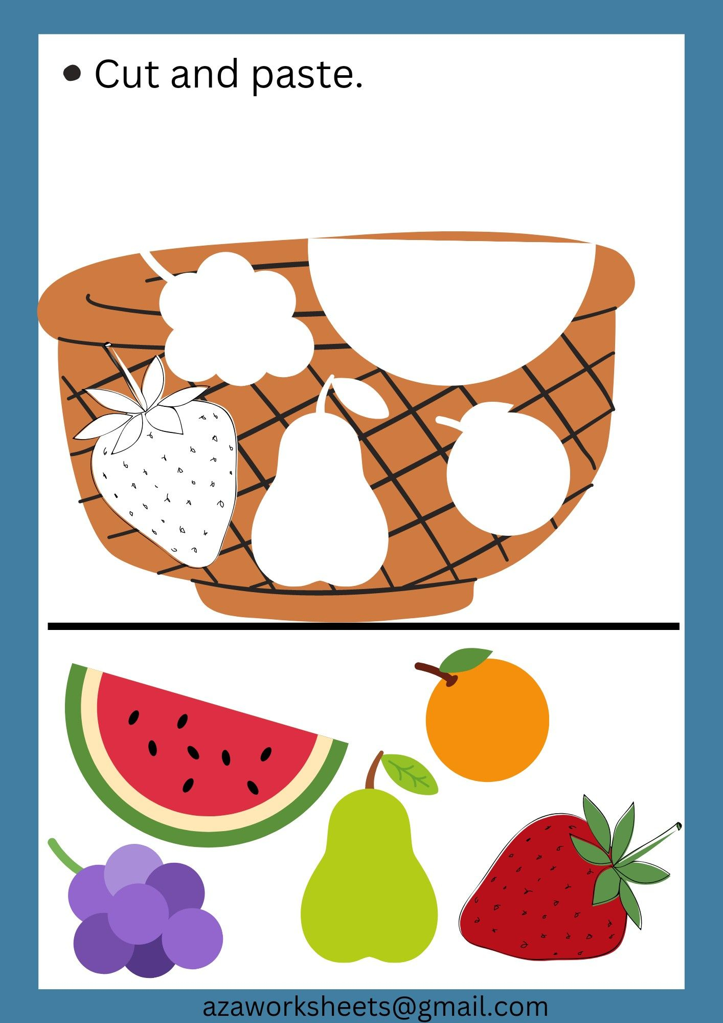 21 Cut And Paste Worksheets Hijaiyah