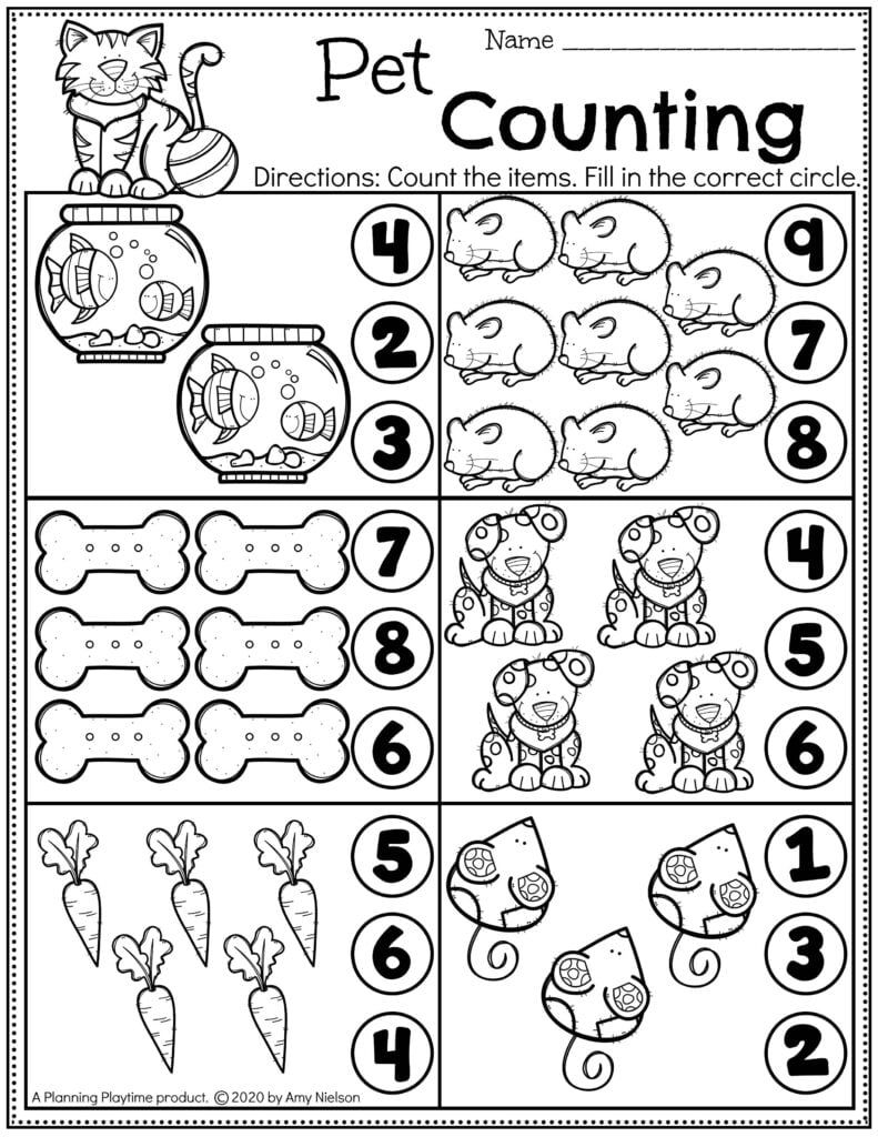 21 Math For Preschool Worksheets