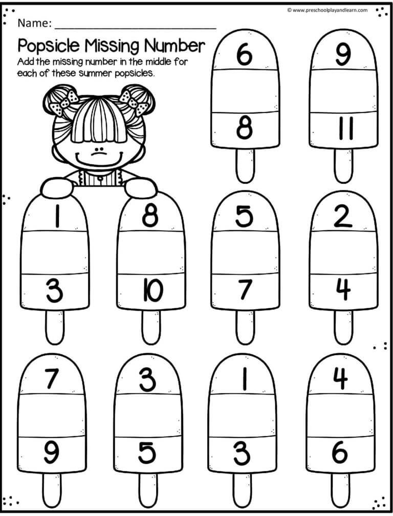 21 Math For Preschool Worksheets