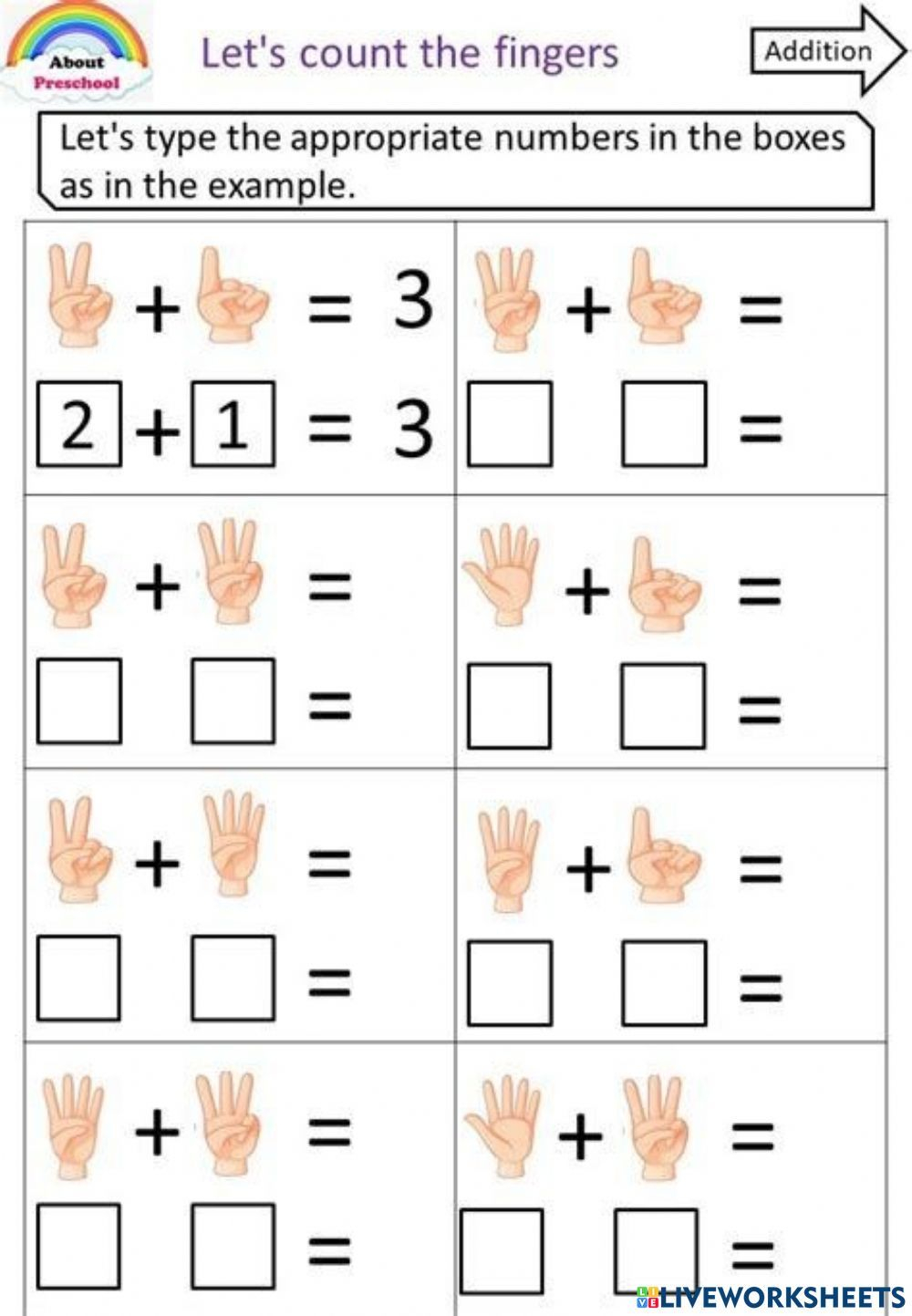 21 Math For Preschool Worksheets