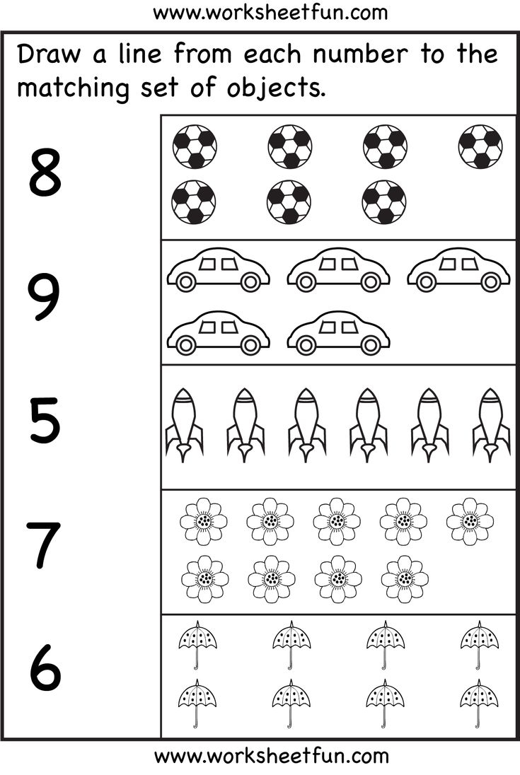 21 Math For Preschool Worksheets