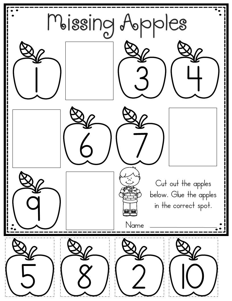 21 Math For Preschool Worksheets