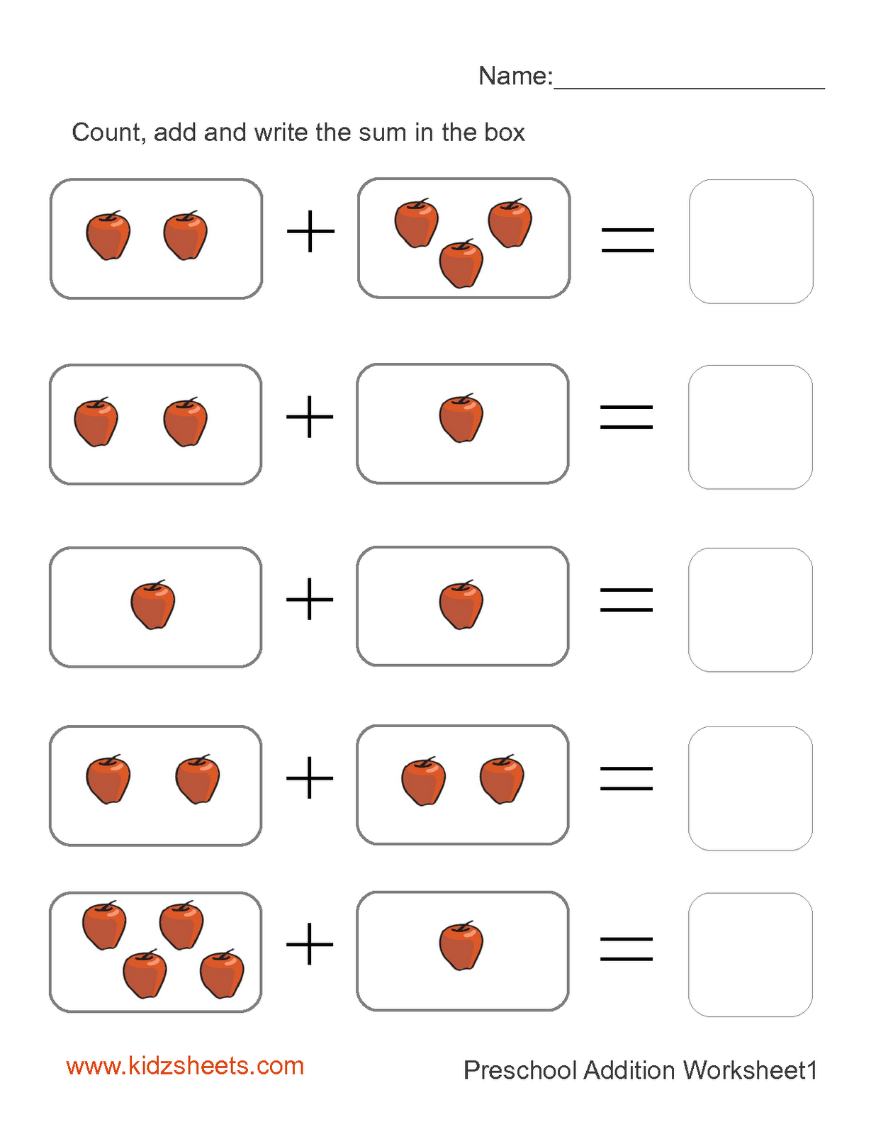 21 Math For Preschool Worksheets